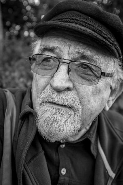 Terry Bell — a thoughtful close-up portrait in later years