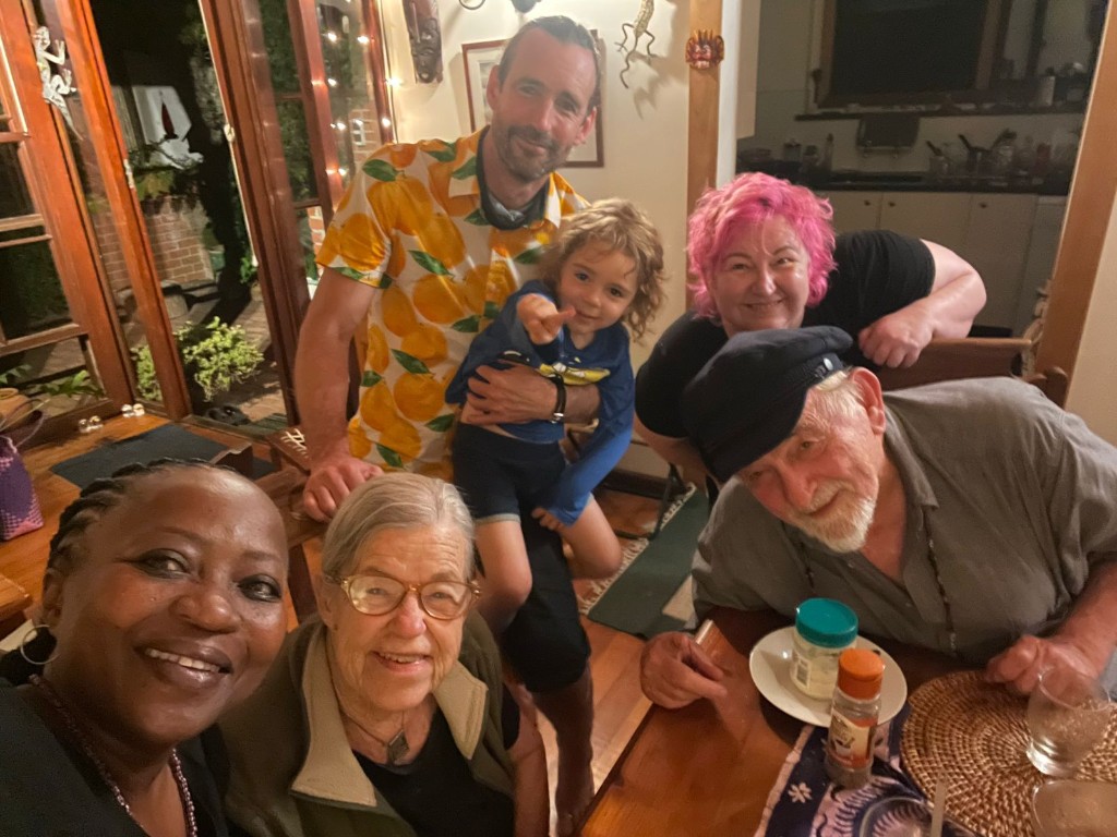 Terry Bell listening intently at a public event